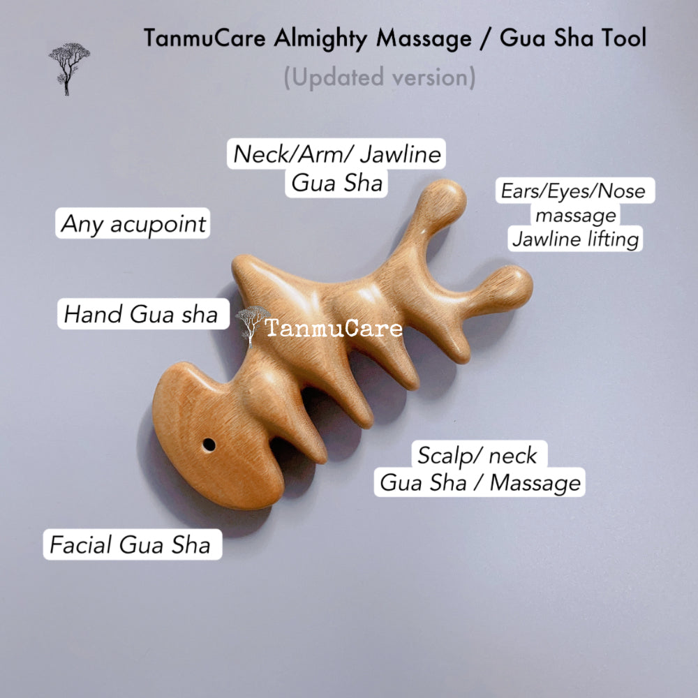 TanmuCare Almighty Massage Tool Full-body Gua Sha features
