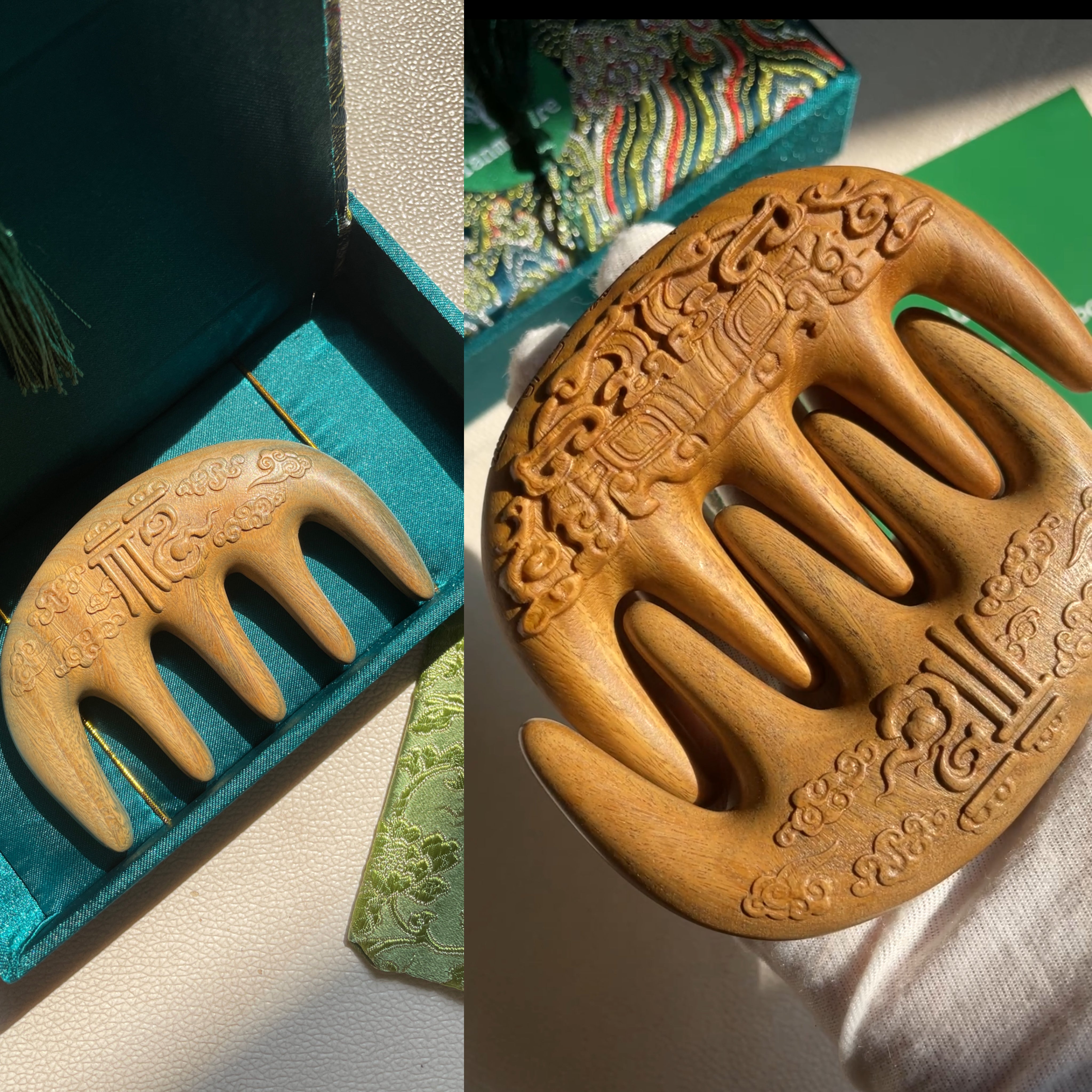 Fu & Beast Massager Gua Sha Comb Set