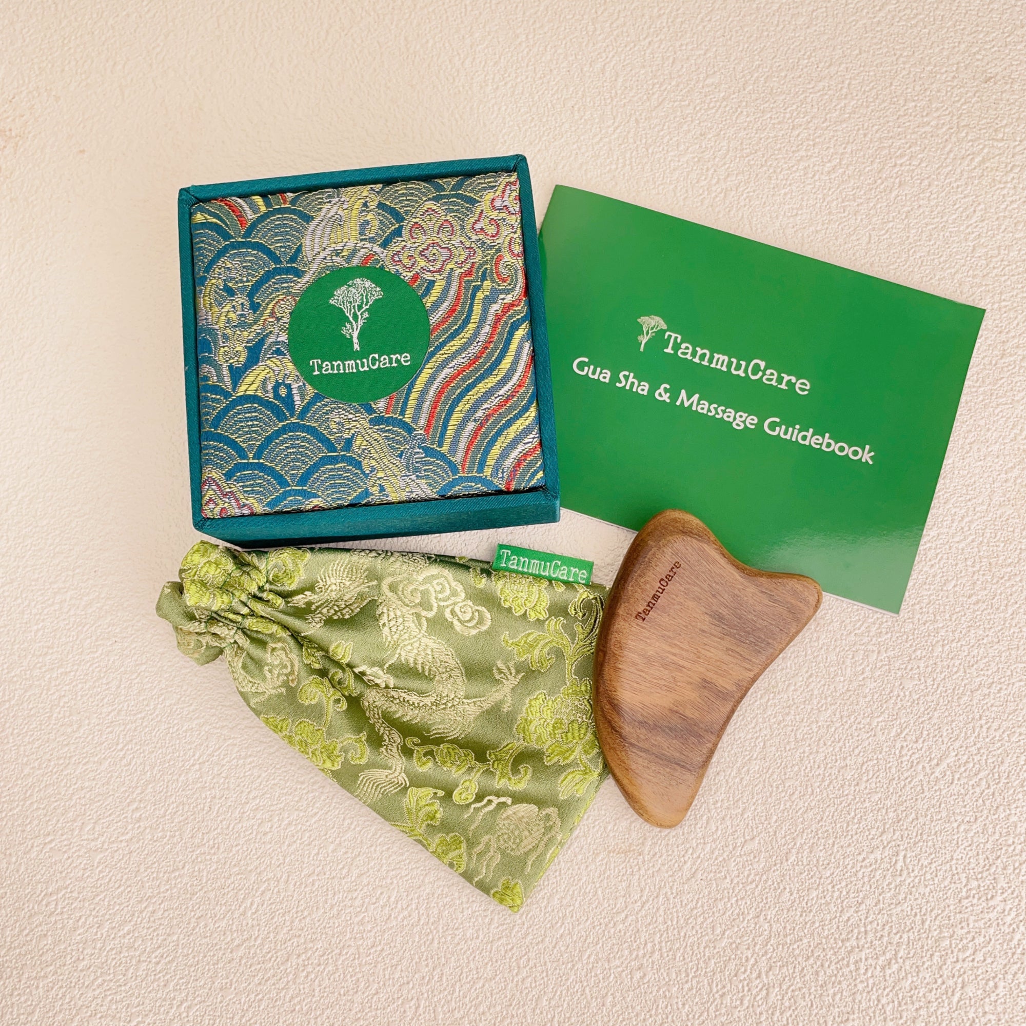 tanmucare sandalwood facial gua sha lifting tool
