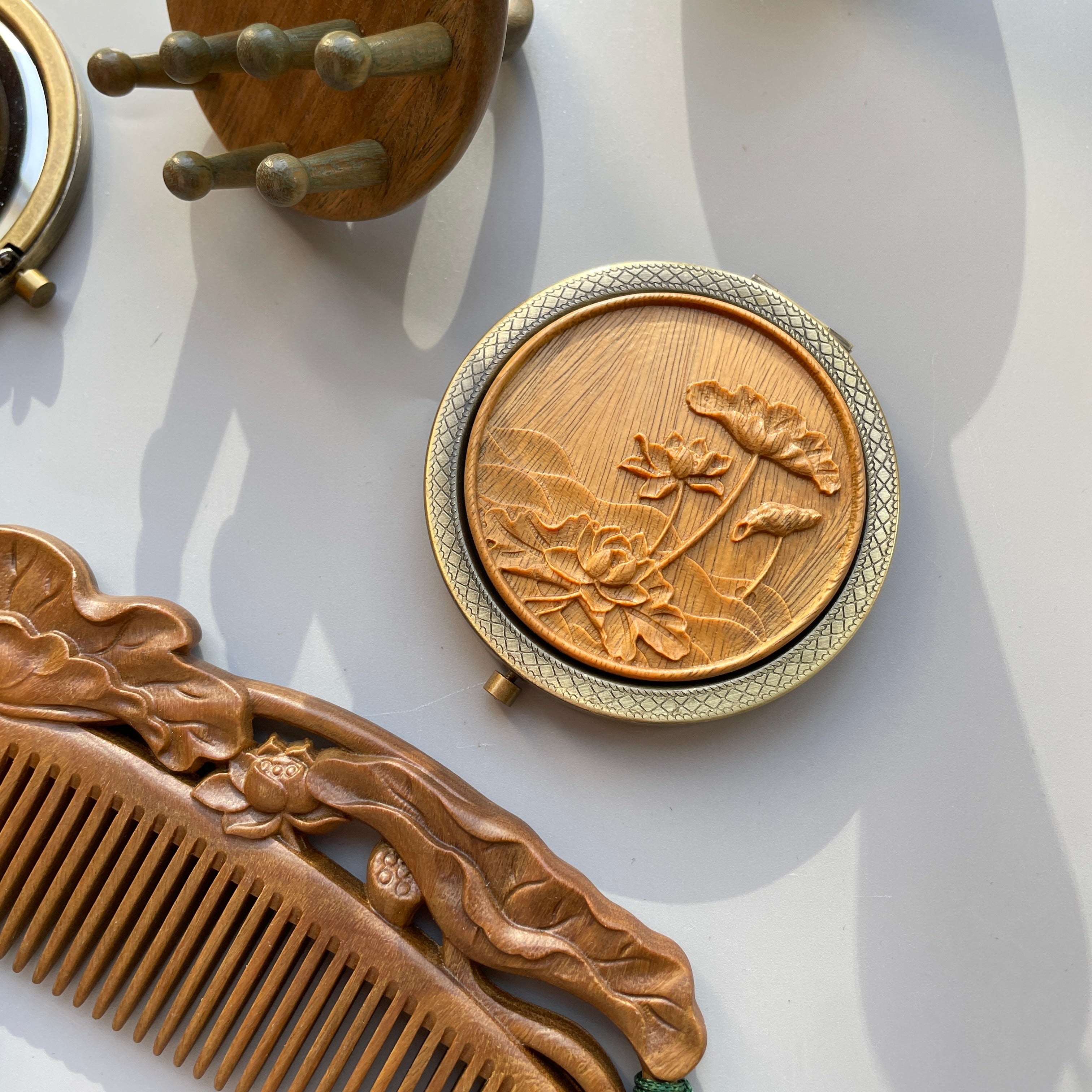 TanmuCare Hair & Holistic Wellness Lotus Pattern Set