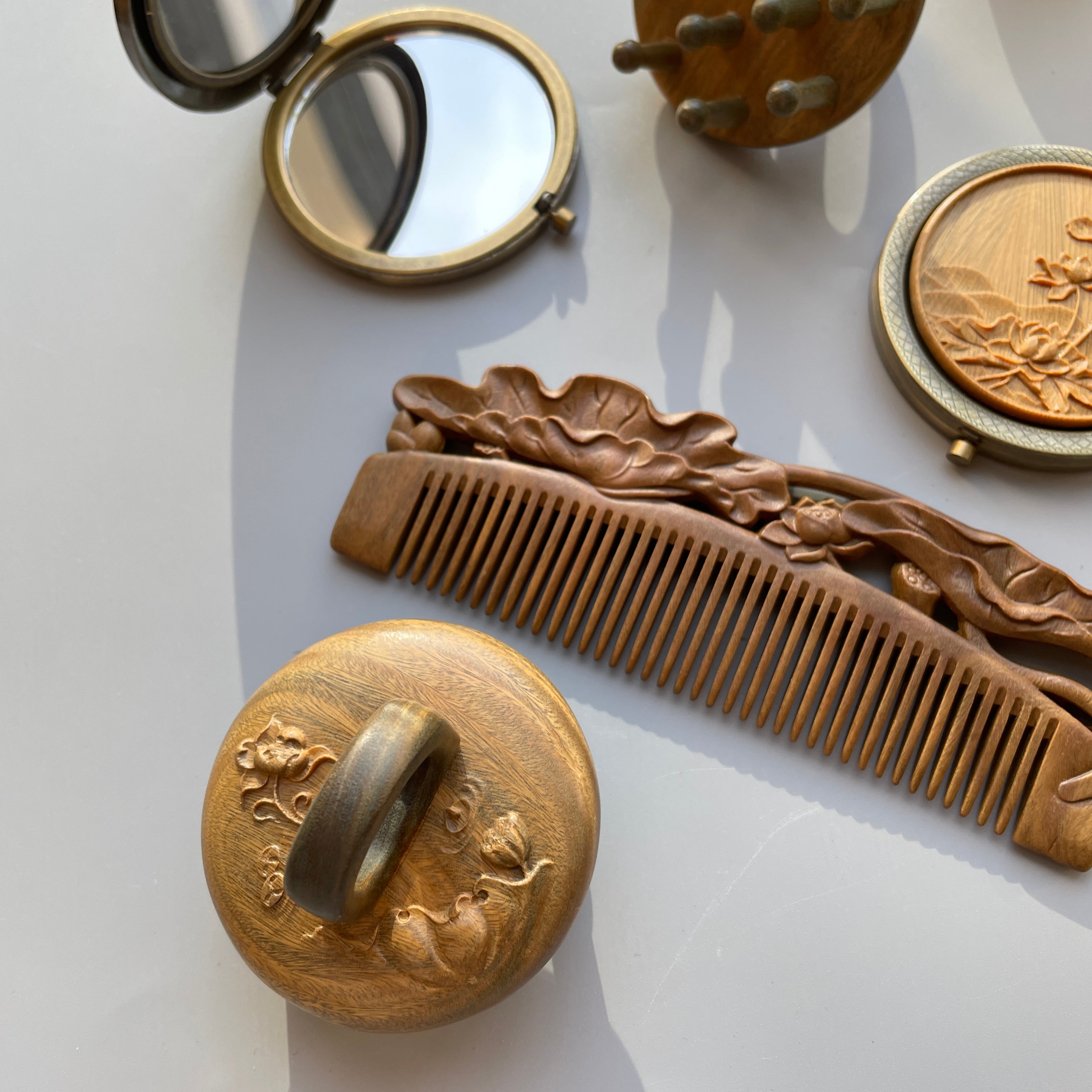 TanmuCare Hair & Holistic Wellness Lotus Pattern Set