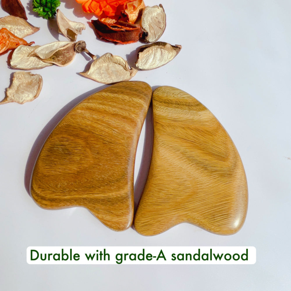 tanmucare sandalwood facial gua sha lifting tool durable to use