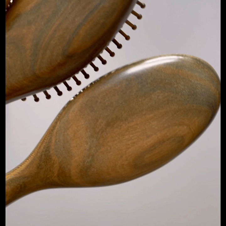 TanmuCare Sandalwood Detangling Hairbrush oval style for long hair diffferent pattern
