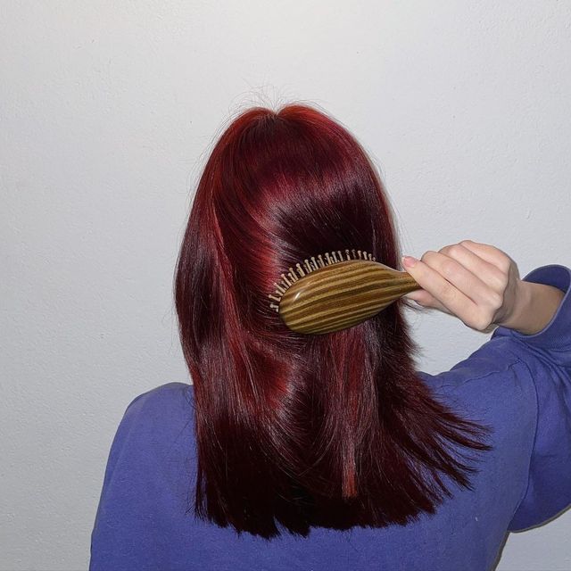 TanmuCare Sandalwood Detangling Hairbrush oval style for long hair detangle hair