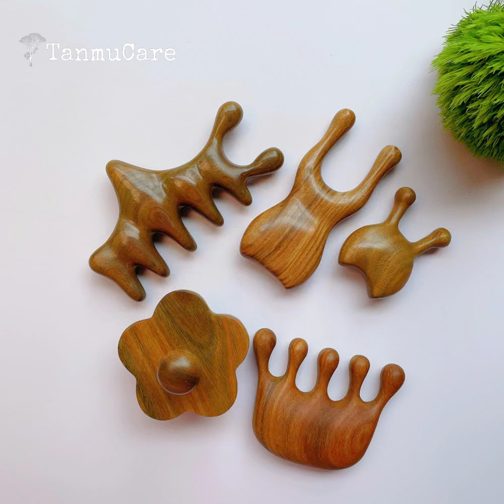 tanmucare sandalwood versatile massage tools