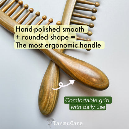 Shop Sandalwood 2-in-1 Massage Hair Comb  l TanmuCare