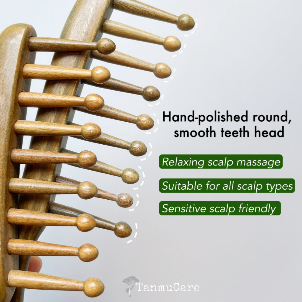 Shop Sandalwood 2-in-1 Massage Hair Comb  l TanmuCare