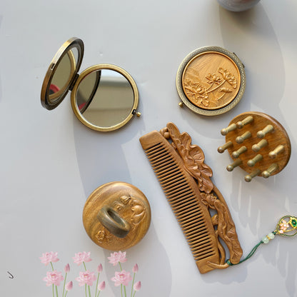 TanmuCare Hair & Holistic Wellness Lotus Pattern Set