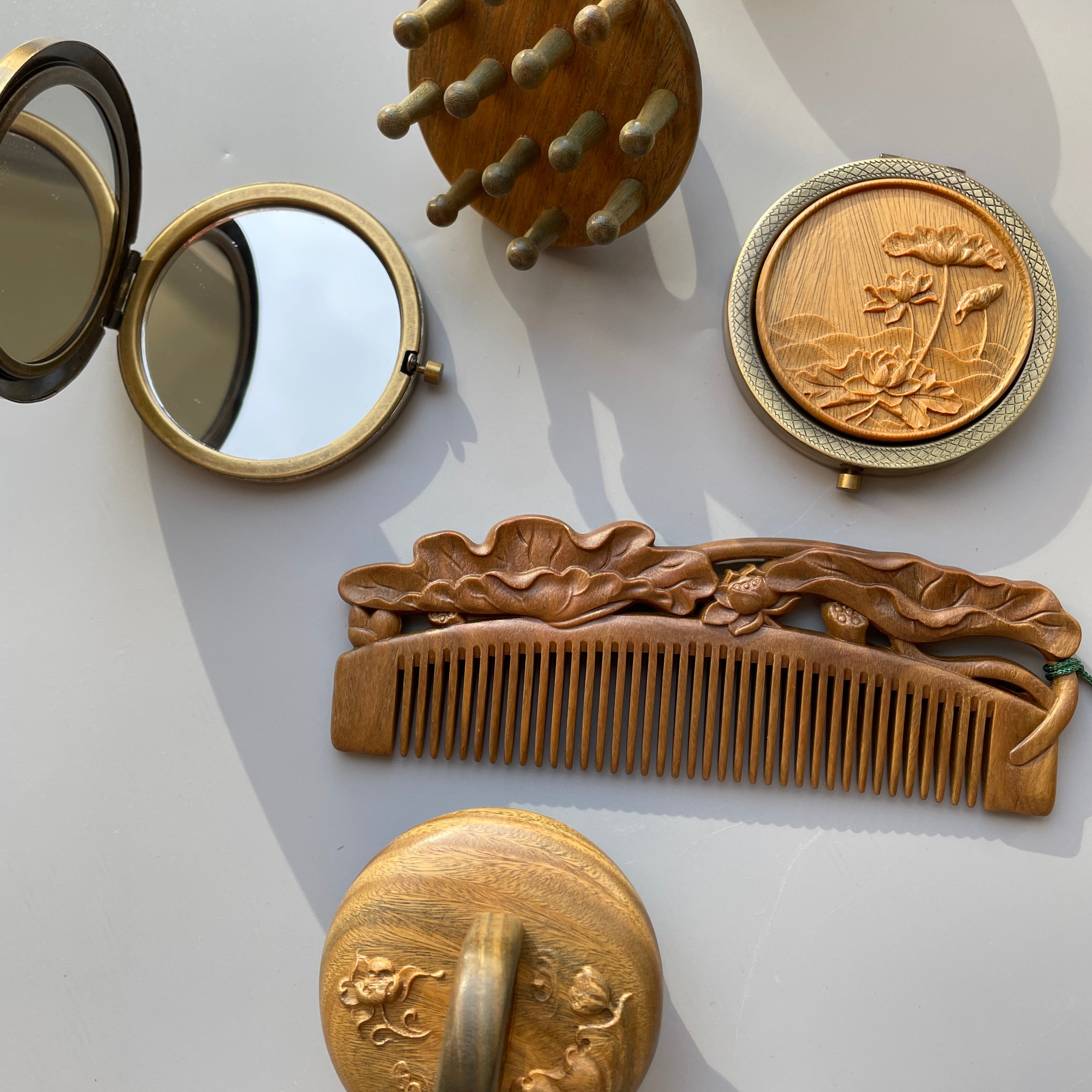 TanmuCare Hair & Holistic Wellness Lotus Pattern Set