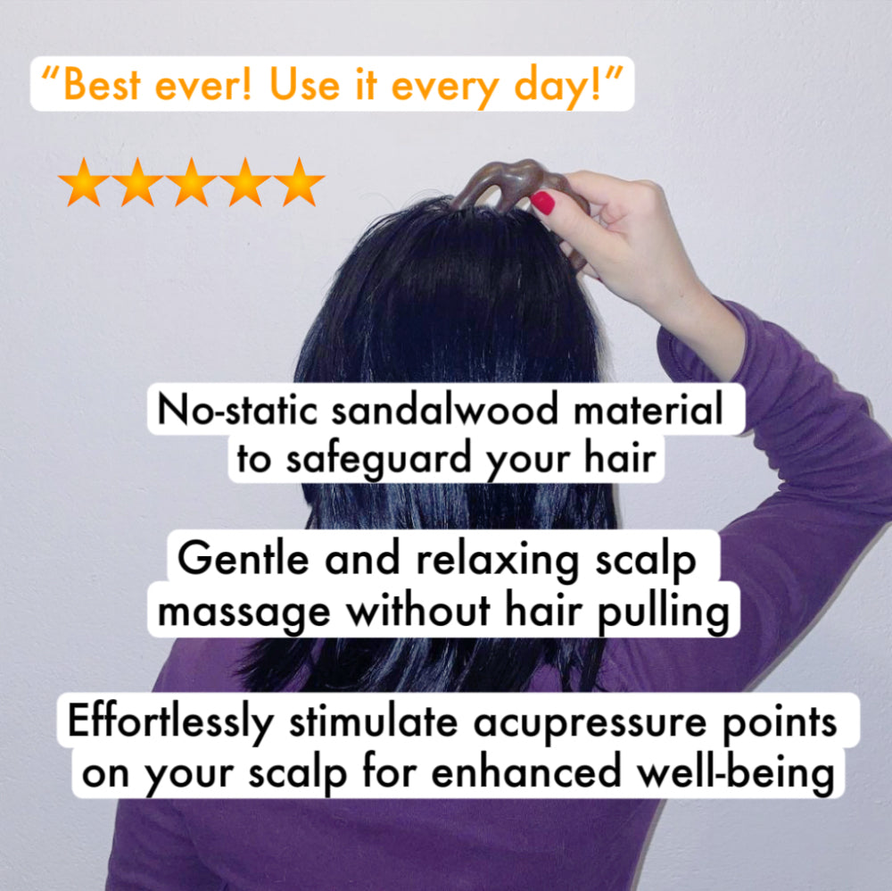 tanmucare sandalwood scalp massage comb benefits