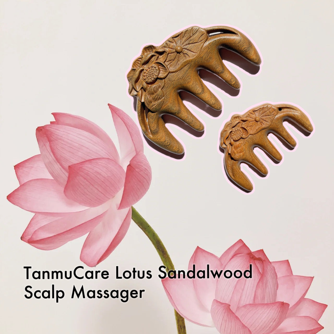 TanmuCare lotus sandalwood scalp massager